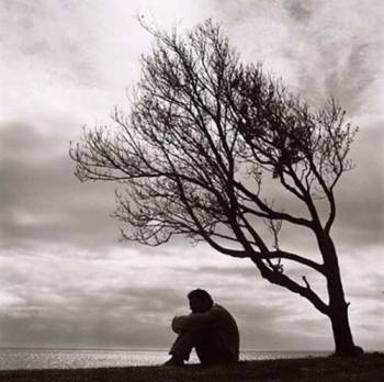 alone man
